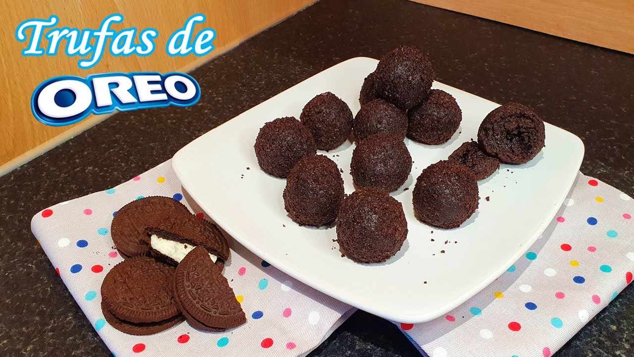TRUFAS de OREO | Con sólo 2 ingredientes | Listas en 5 minutos ❤👩🏽‍🍳