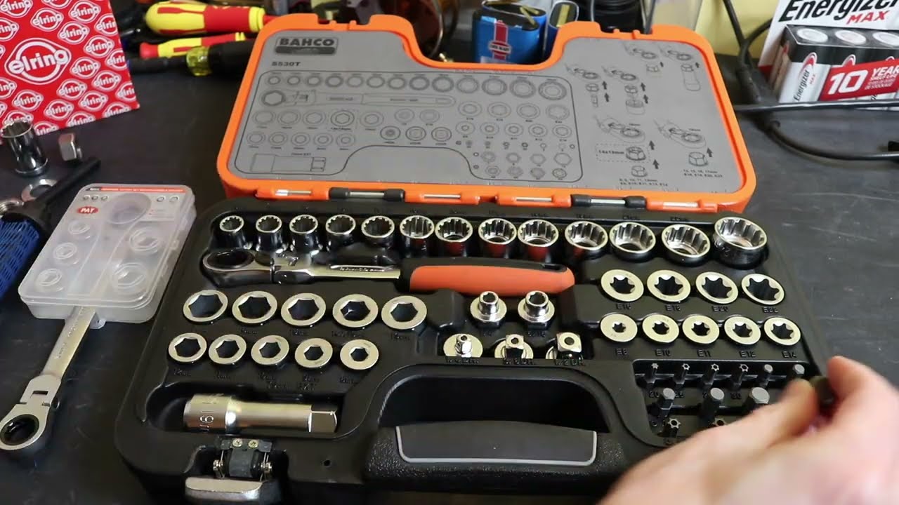 Набор сквозных головок Bahco S530T