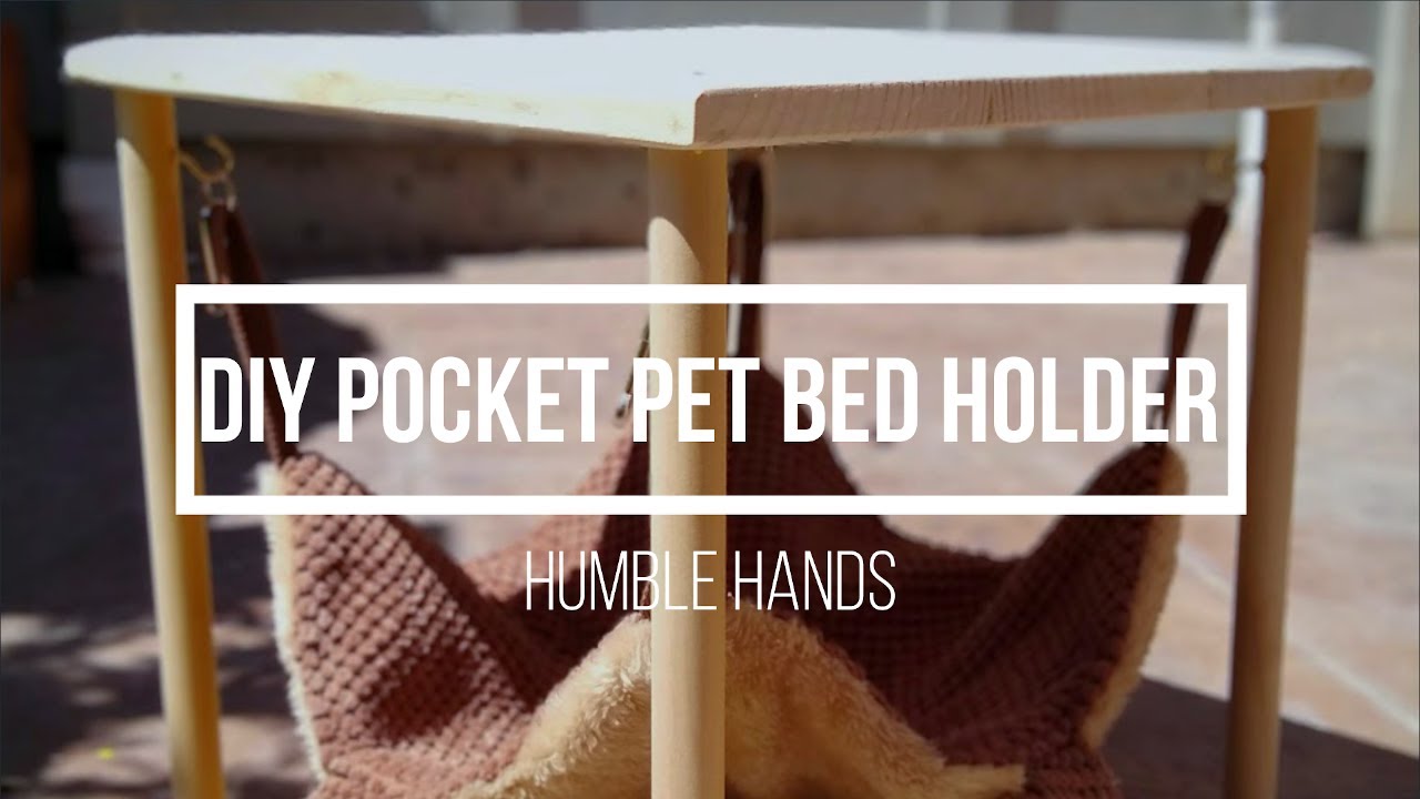Cozy DIY Wood Pocket Pet Bed Holder | Custom Build (Humble Hands) Ep. 2
