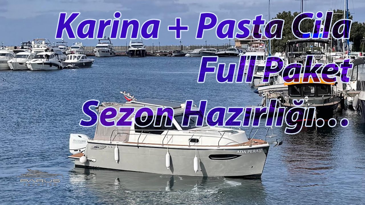 Tendr 23 Yacht 2025 Sezon Bakım | Pasta Cila, Antifouling, Gelcoat Onarım, Bow Thruster Servis