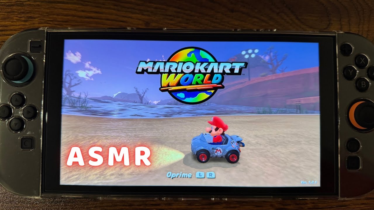 ASMR JUGANDO MARIO KART WORLD🏎️