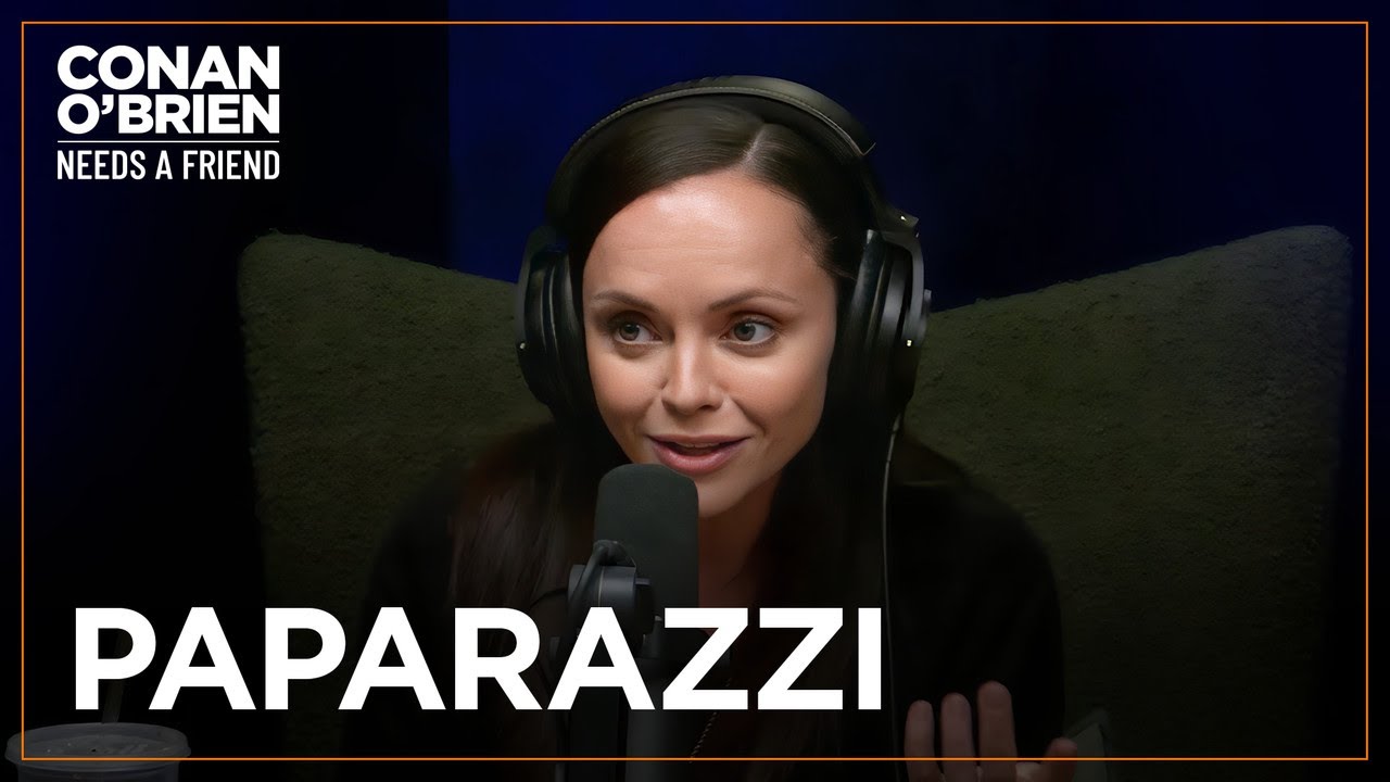 Christina Ricci Recalls “Threatening” Interactions With Paparazzi | Conan O'Brien Needs A Friend