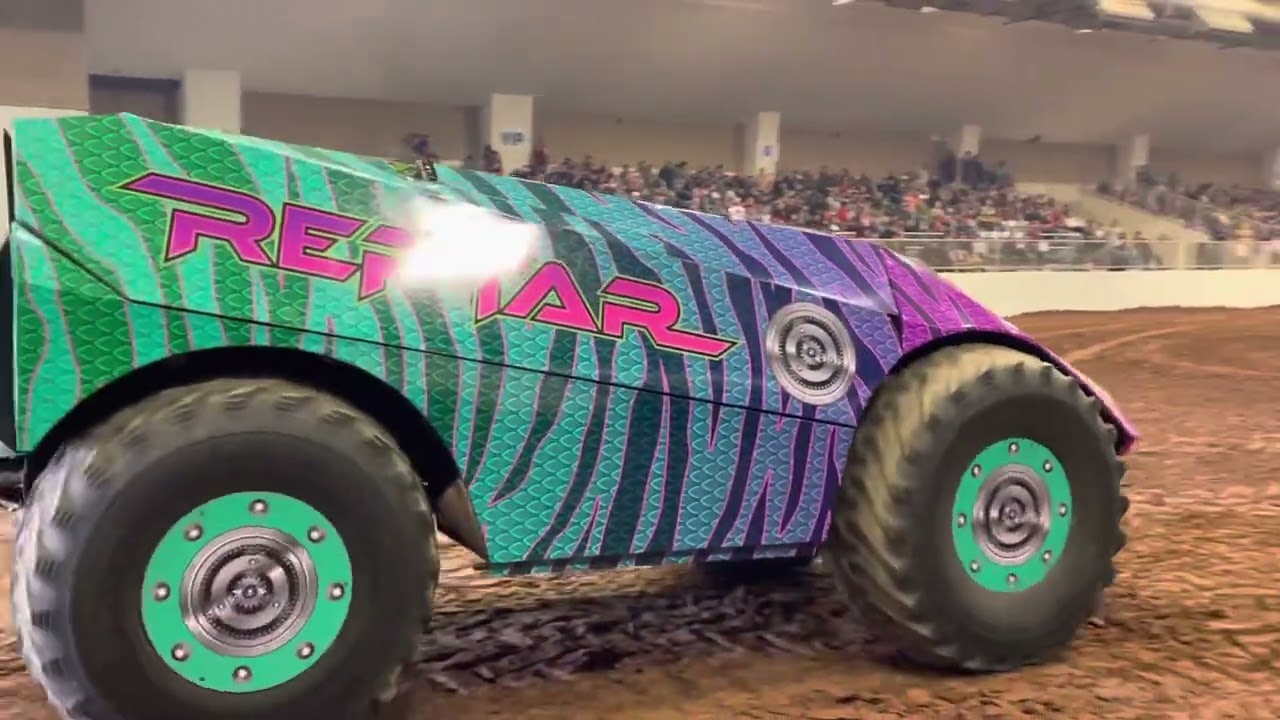 Monster Truck Wars - Midland, TX - Galactron VS Reptar - Show 1 - 2023.