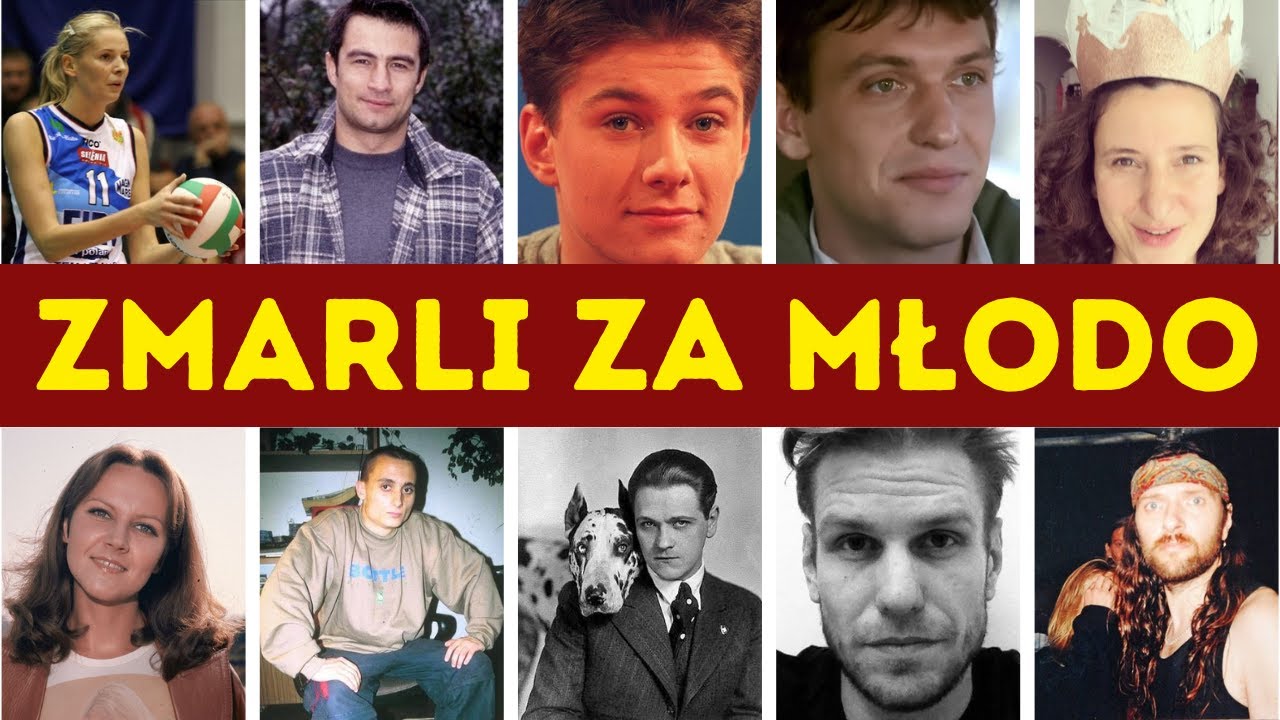 ✝️ ZNANI I SŁAWNI POLACY KTÓRZY ODESZLI ZBYT MŁODO