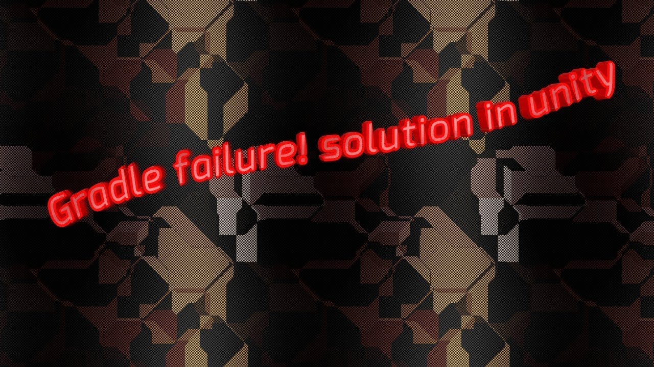Gradle build failed. See the Console for details, Unity Build System, Unity Execute Error solved