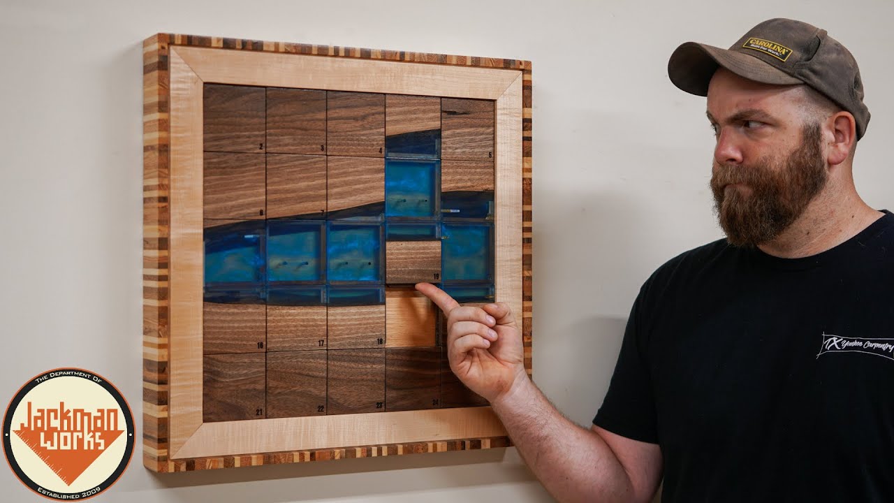 Giant Slide Puzzle (from a River Table pallet)