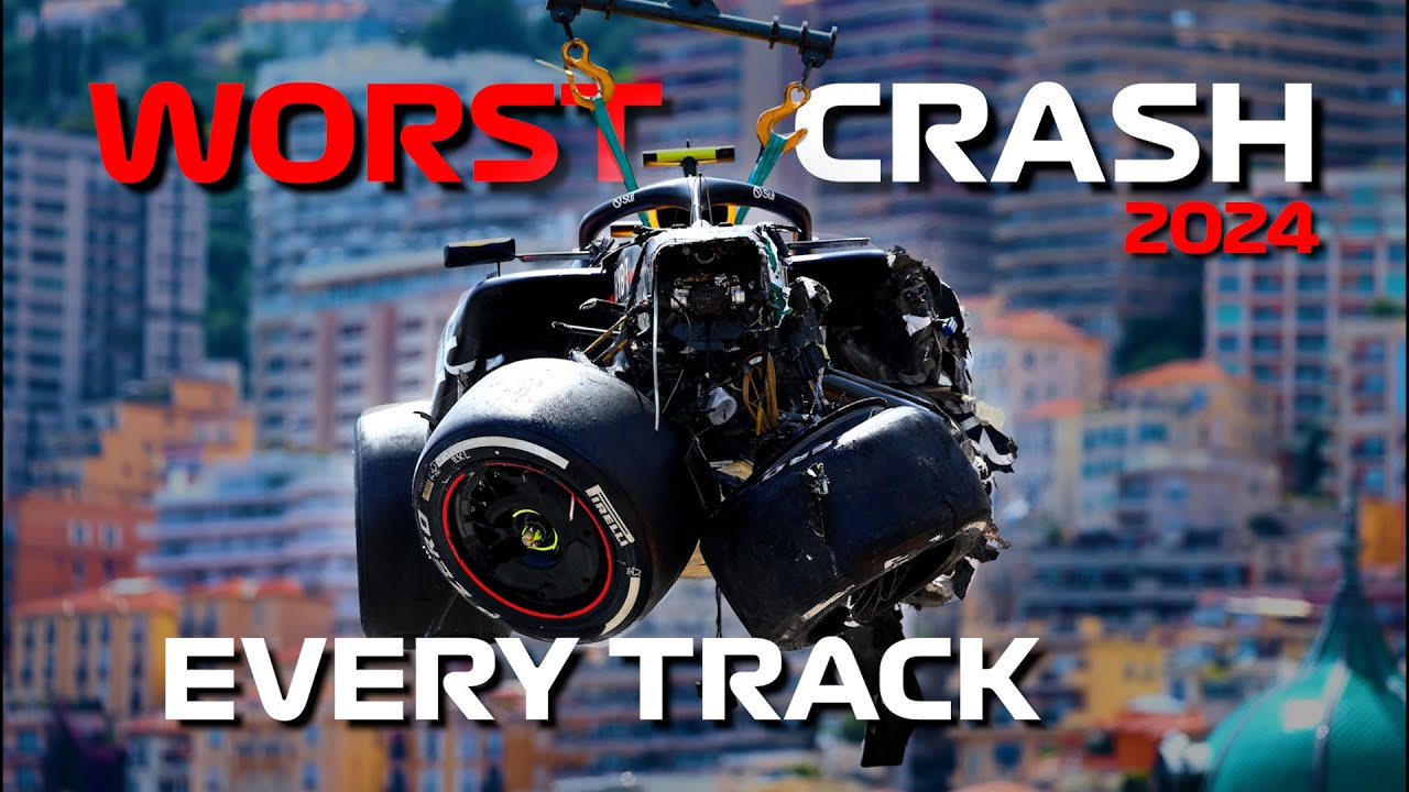 Biggest crash of every track in the 2024 season