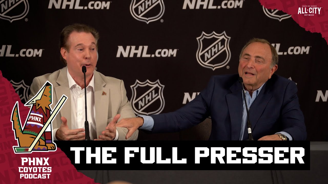 Alex Meruelo, Gary Bettman Address Arizona Coyotes Relocation To Utah