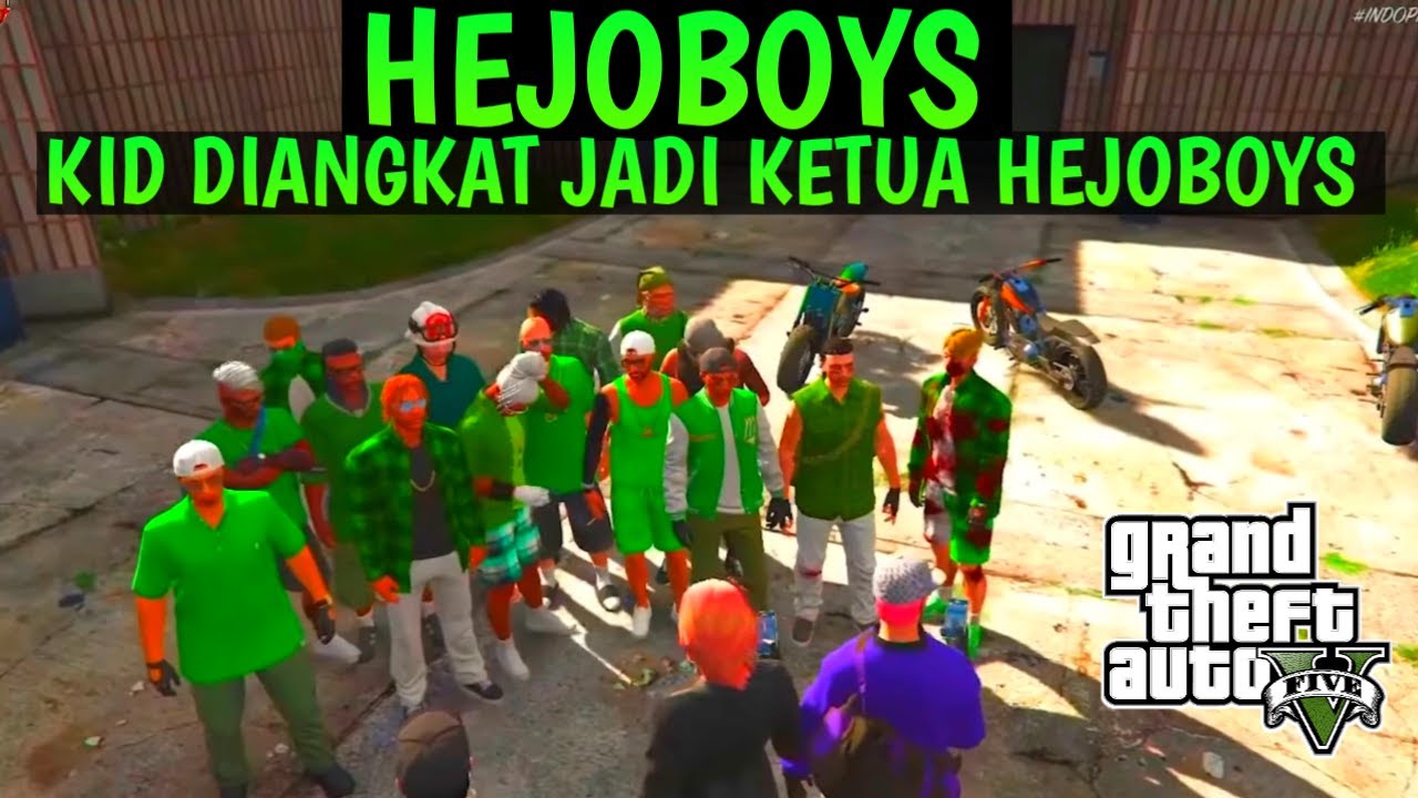 HEJOBOYS  !! KID DIANGKAT JADI KETUA KOPERASI HEJOBOYS !! - GTA V ROLEPLAY