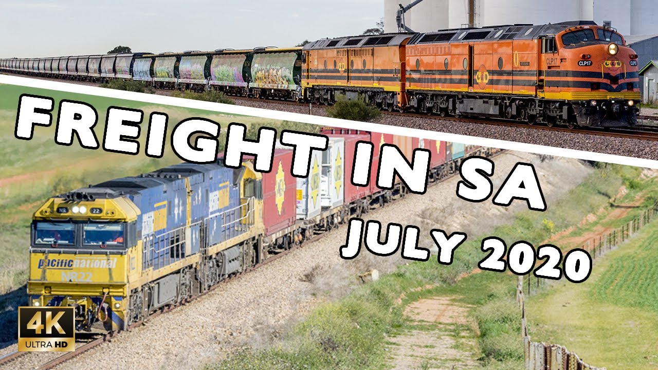 Freight Trains in South Australia - July 2020 | North Line Action