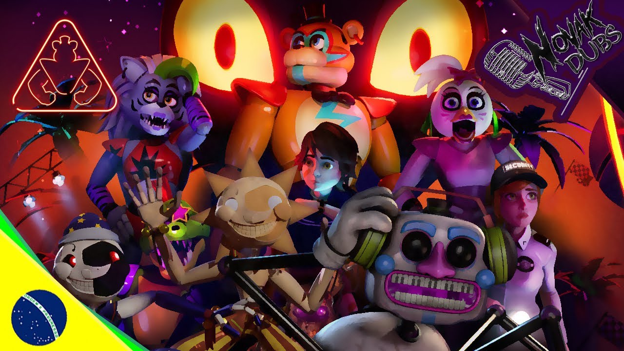 「SFM/FNaF」E Se os Animatronics de FNAF SB fossem Dublados ? | Todas as Voice Lines em PT-BR