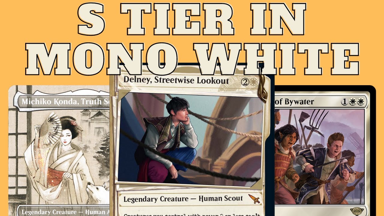 The New TOP Mono White Commander!? | Delney, Streetwise Lookout EDH Deck Tech |