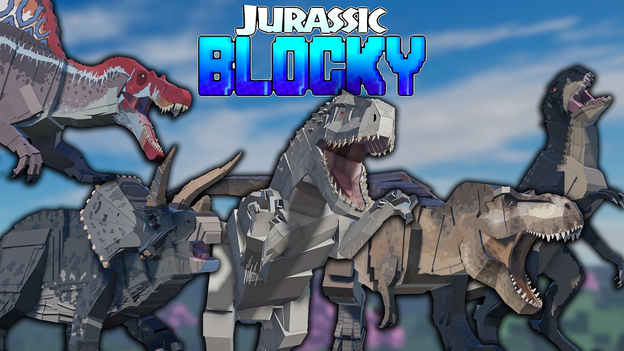 Getting A KILL WITH EVERY DINOSAURS! Jurassic Blocky