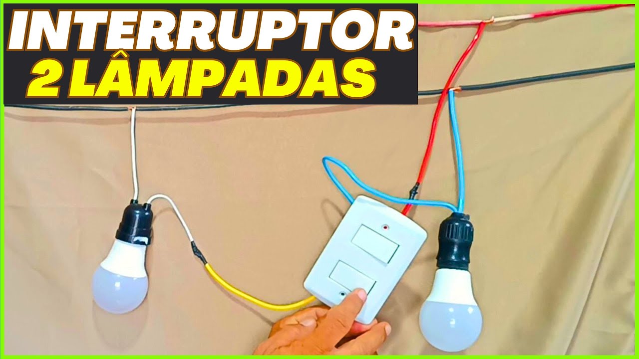 Como instalar-INTERRUPTOR DUPLO-Fácil