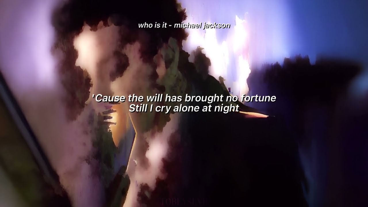 michael jackson - who is it (sped up)