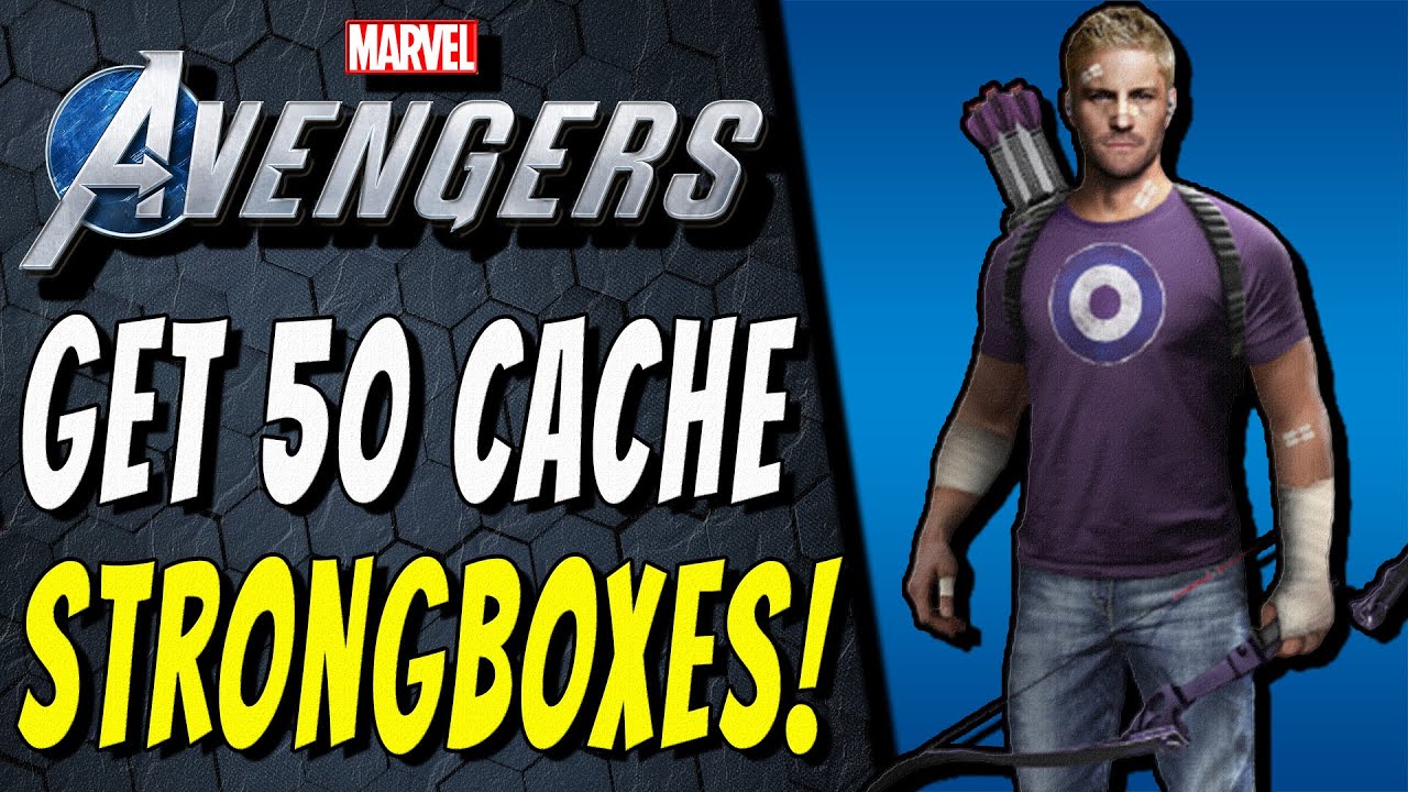 OPEN 50 CACHE STRONGBOXES FAST! Marvel's Avengers Treasure Trove Trophy/Achievement Guide