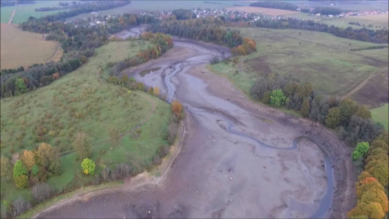 Laukžemiu tvenkinys (buvęs), dabar upelis. Full HD
