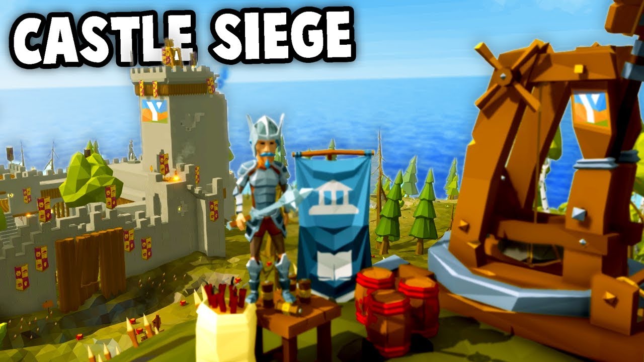 AMAZING CASTLE SIEGE!  Catapults vs Super Castle! (Ylands Multiplayer Gameplay Funny Moments)