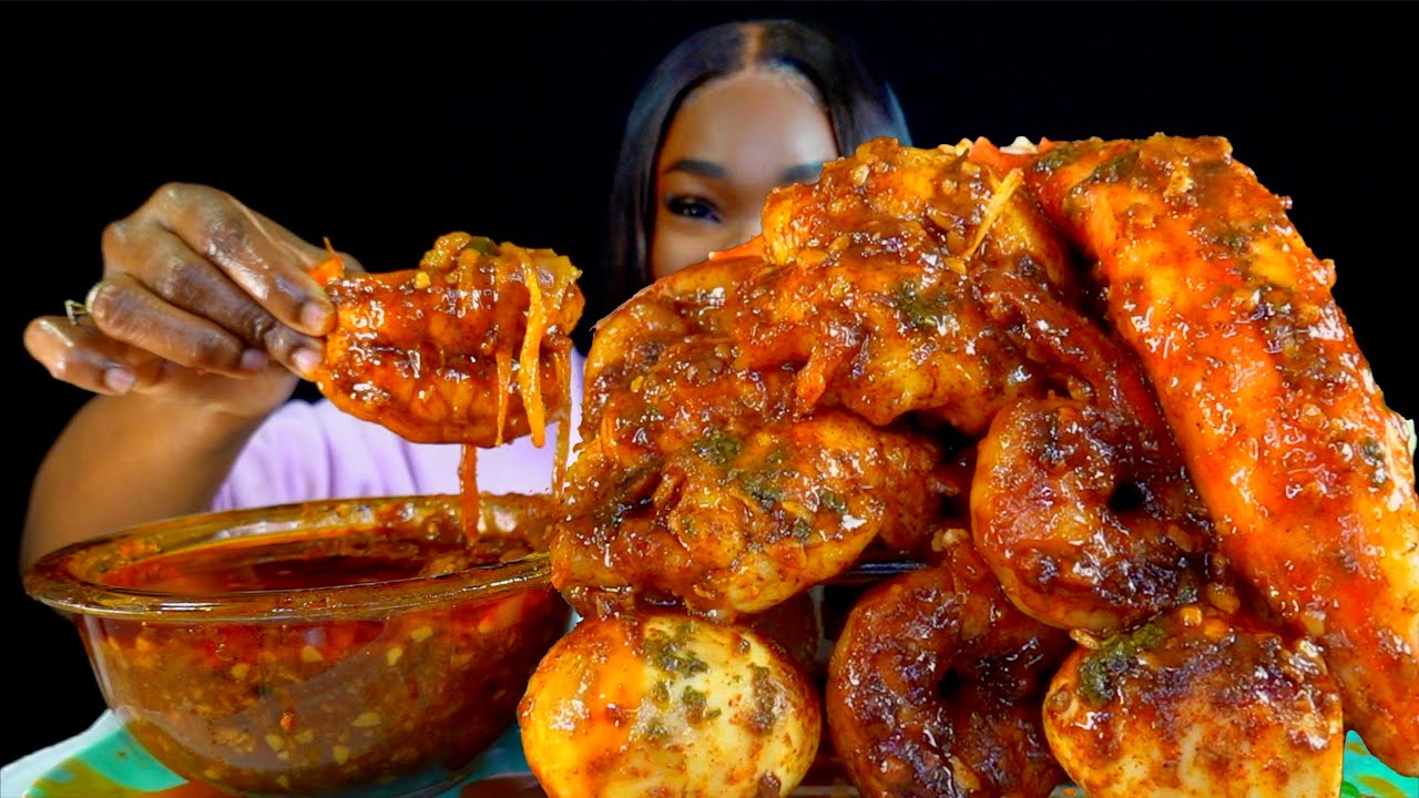 KING CRAB SEAFOOD BOIL MUKBANG | DESHELLED | SEAFOOD BOIL MUKBANG | Seafood Mukbang