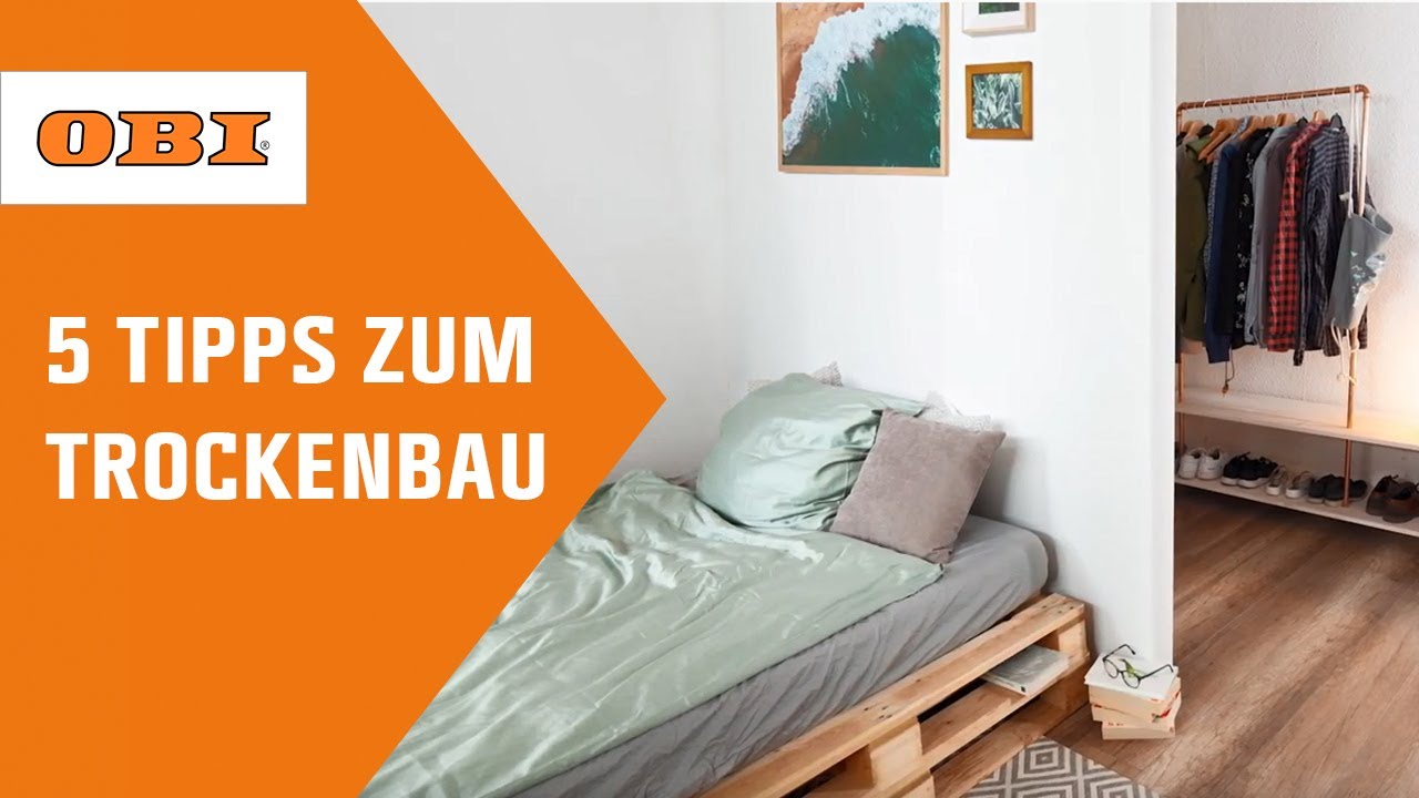 OBI | 5 Tipps vom Trockenbau-Meister | Es ist Zeit, Neues zu schaffen.