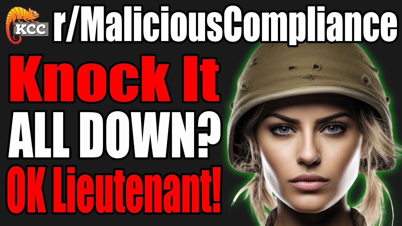r/MaliciousCompliance — Разрушить всё? Ладно, лейтенант!