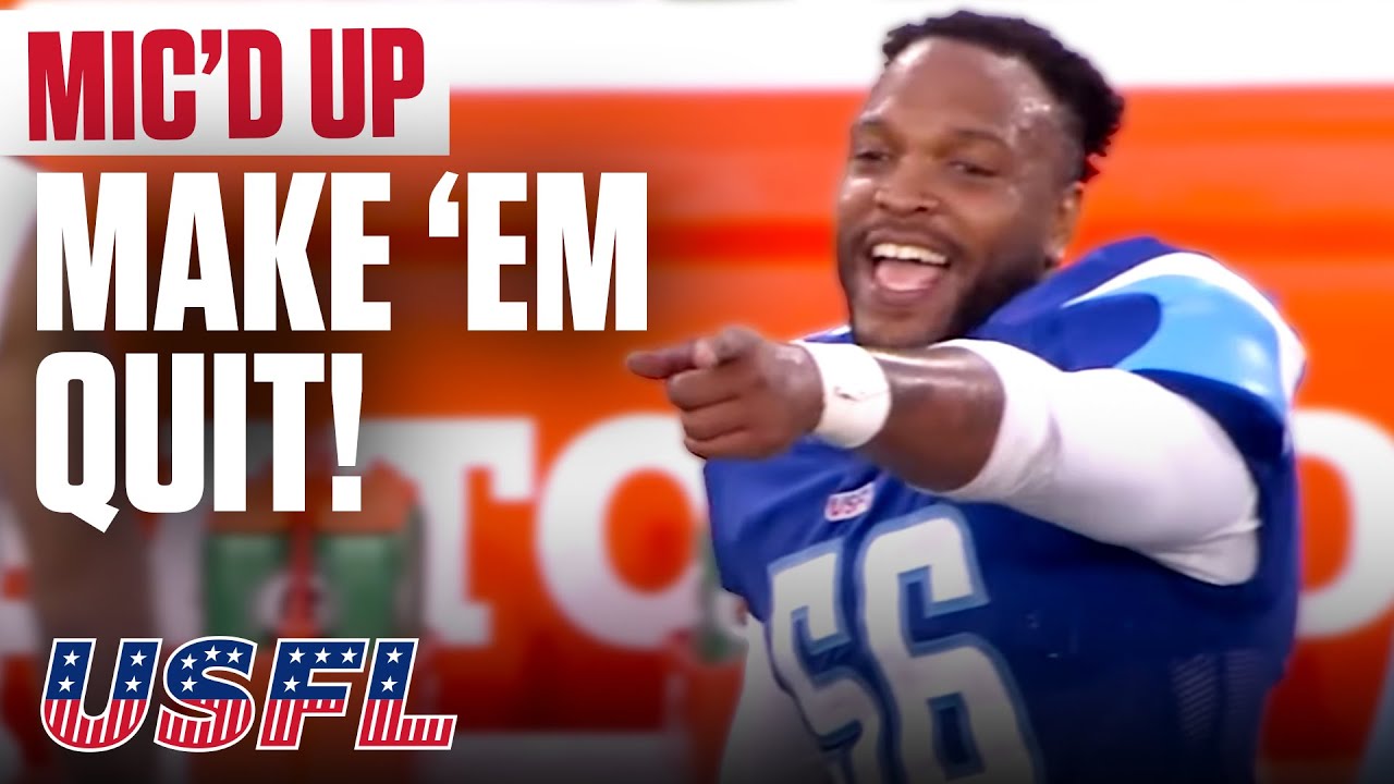 &ldquo;I&rsquo;m mic&rsquo;d up. Watch your mouth.&rdquo; | USFL Best of Mic&rsquo;d Up: Week 1