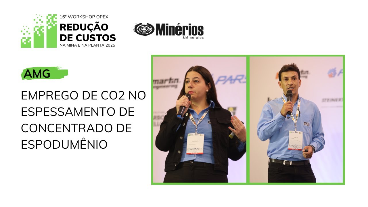 Emprego de CO2 no espessamento de concentrado de espodumênio