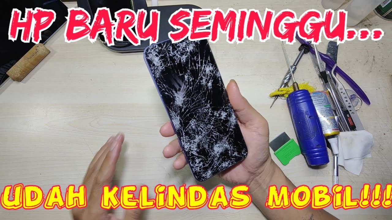 mengganti LCD REDMI 15C...hp baru beli 1 minggu