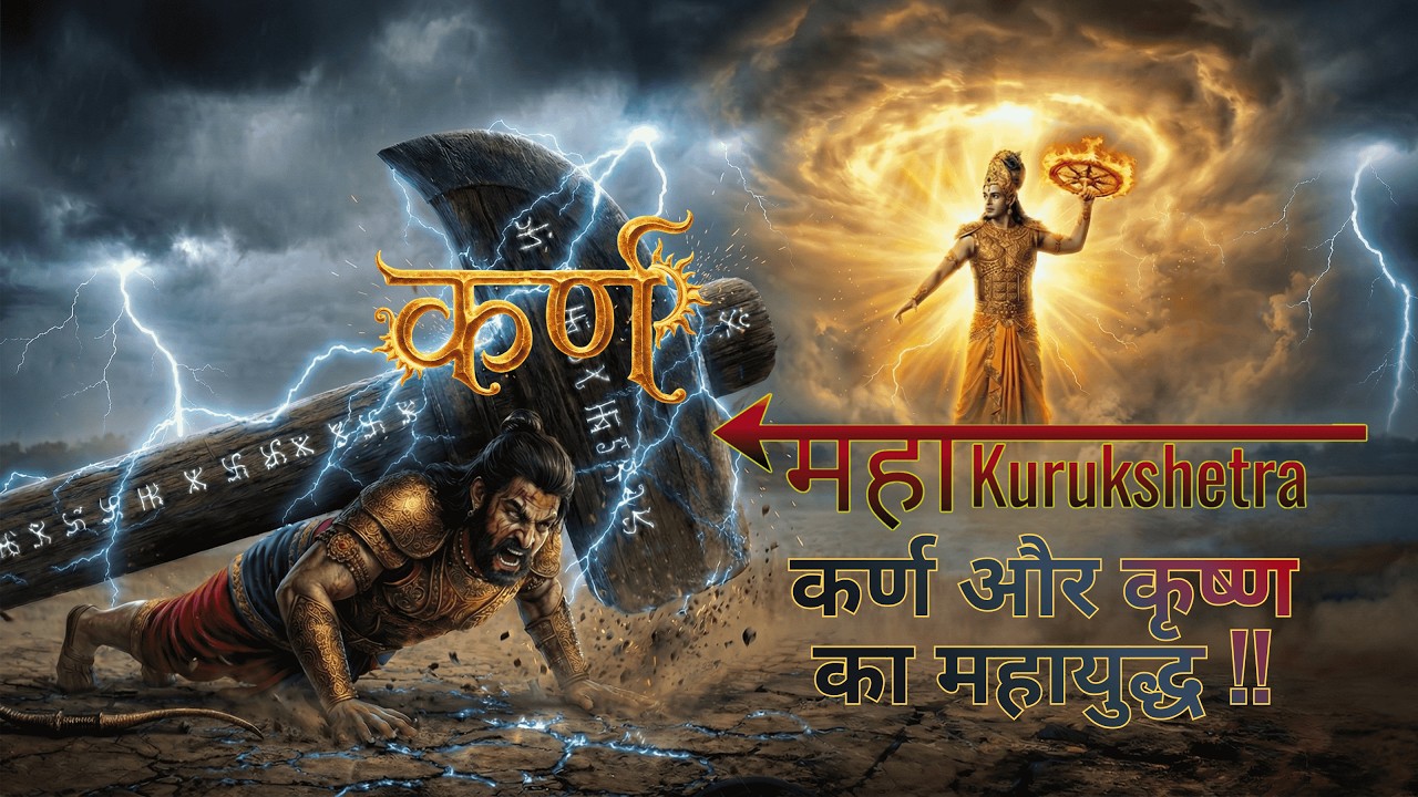 Karan vs Krishna 😱 | Free Will vs God | Mahakurukshetra The Movie | #mahabharat 