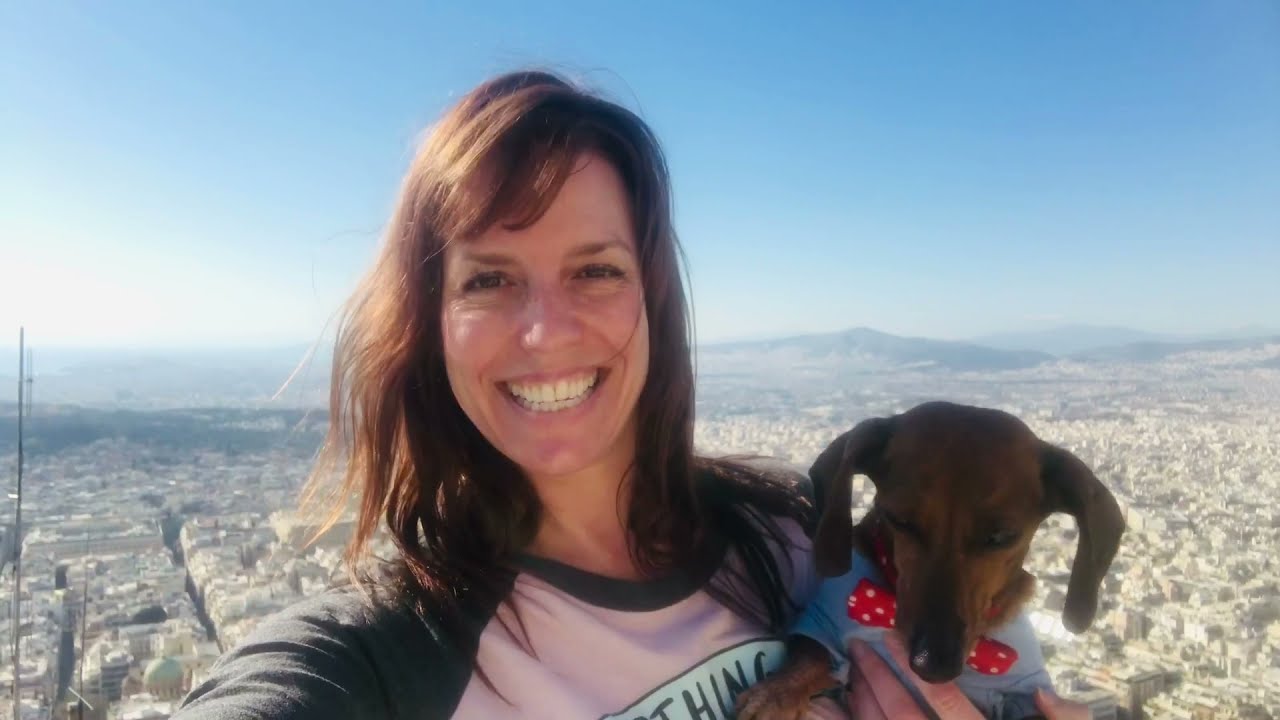 Mount Lycabettus Hike Up to the Top of Athens, 360° View of the City! (Jan.2021)