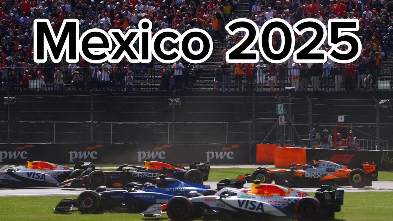 F1 Mexico City GP 2025 All Spins & Crashes