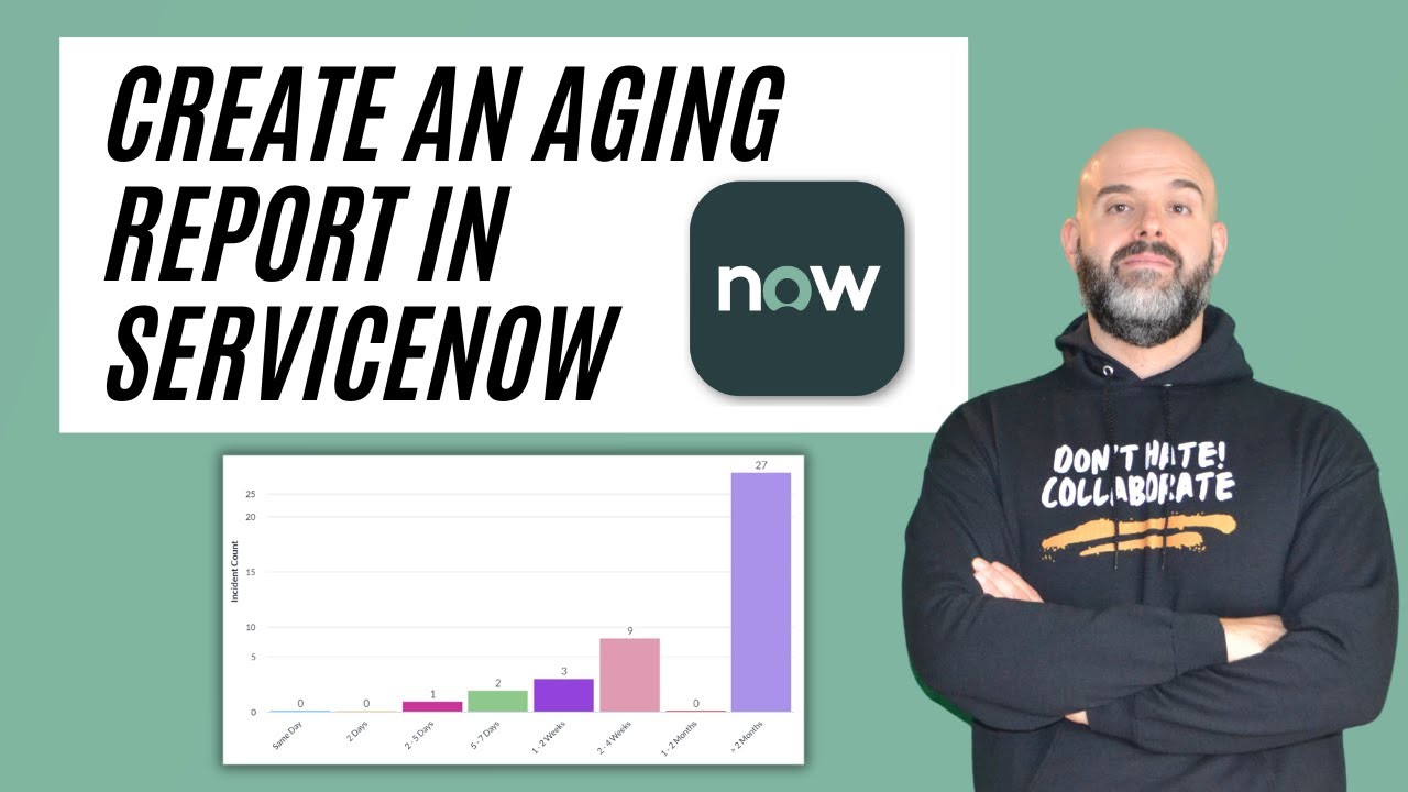 Как создать отчет ServiceNow по старению