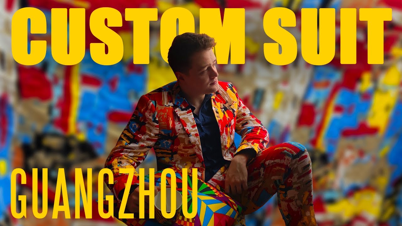 Getting a CUSTOM SUIT, Guangzhou.