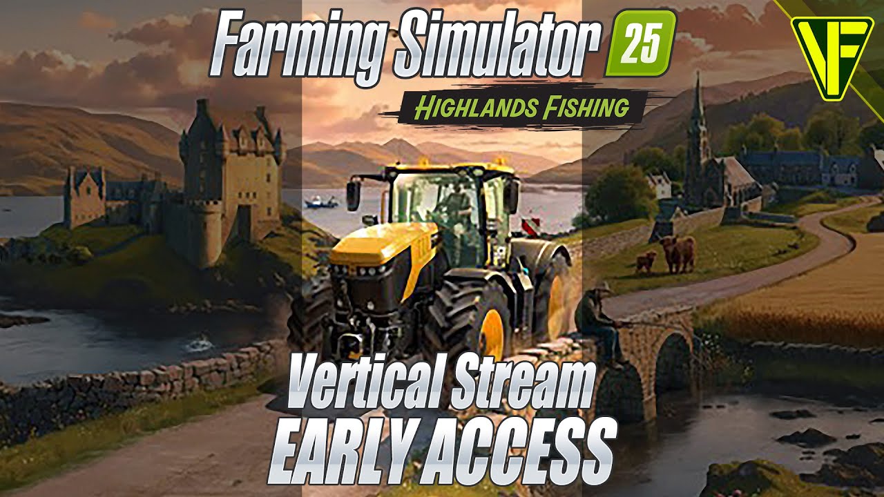 Highlands Fishing Early Access #2  (Farming Simulator 25 Live Vertical)