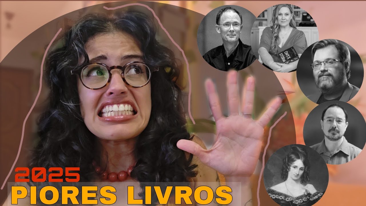Os 5 piores livros de 2025 |Brandon Sanderson;Rebecca Yarros;William Gibson;John Scalzi;Mary Shelley