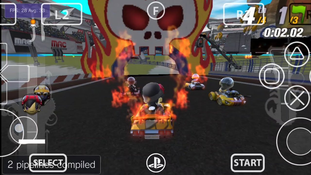 Vita3K Android 3901| ModNation Racers: Road Trip | SD 6 Gen 1 |Turnip| PSVita Emulator | Playable 2x