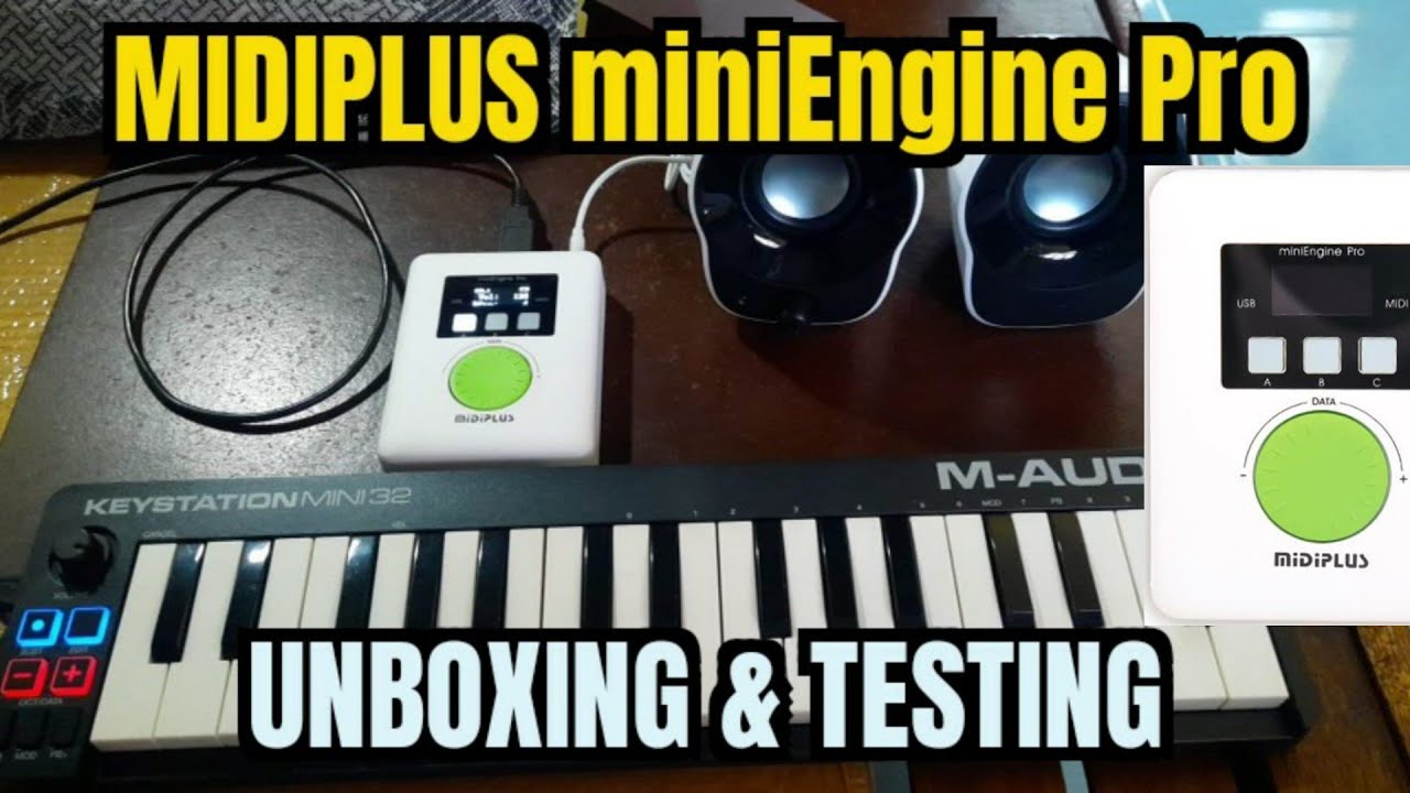 MIDIPLUS miniEngine Pro: UNBOXING & TESTING