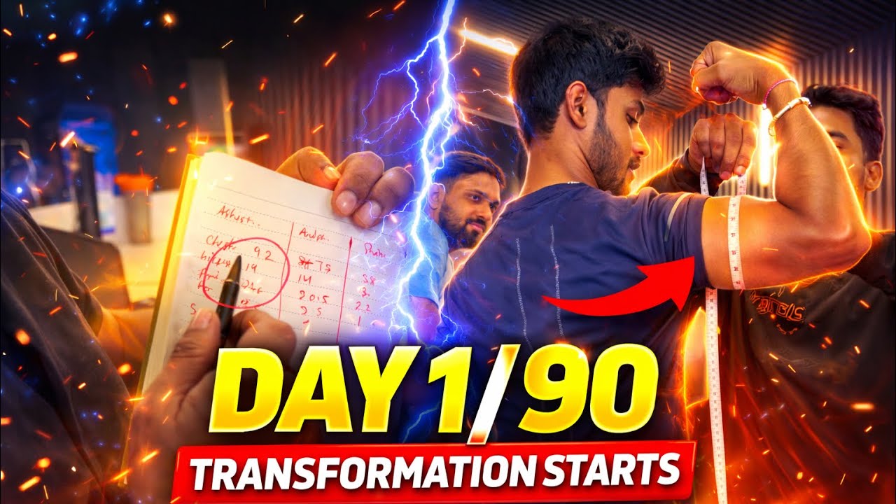 90 Days Challenge Day 1 | The Journey Begins 💪
