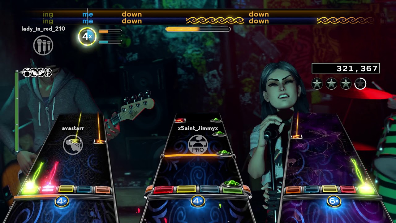 Rock Band 4 - Falling Away From Me - Korn - Full Band [HD]