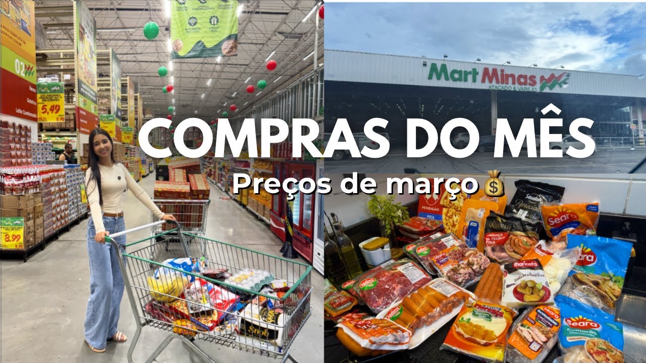 COMPRAS DO MÊS | quanto gasta um casal? 