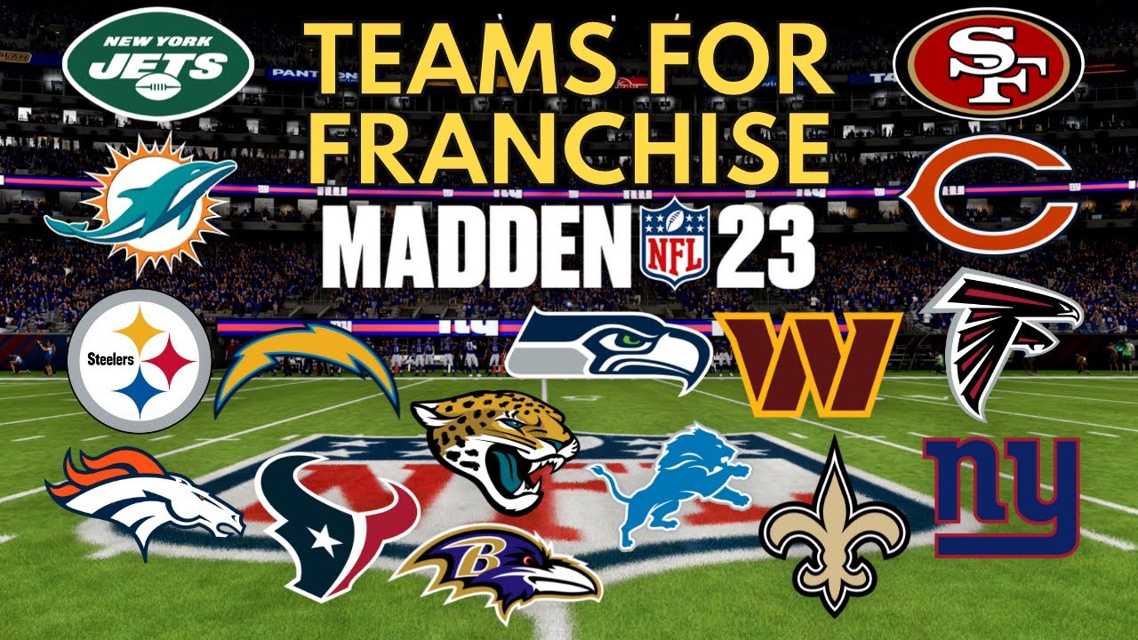 Madden 23 One Team From Every Division To Use For Franchise