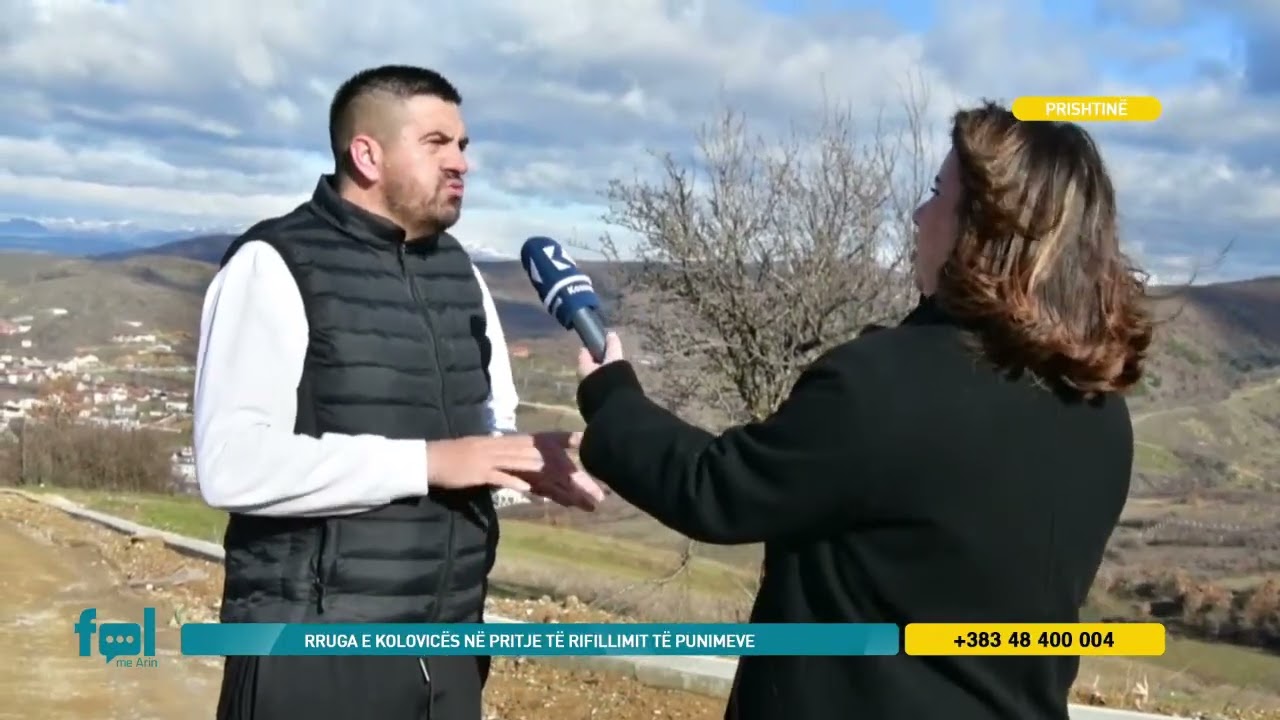 Rruga e Kolovicës në pritje të rifillimit të punimeve