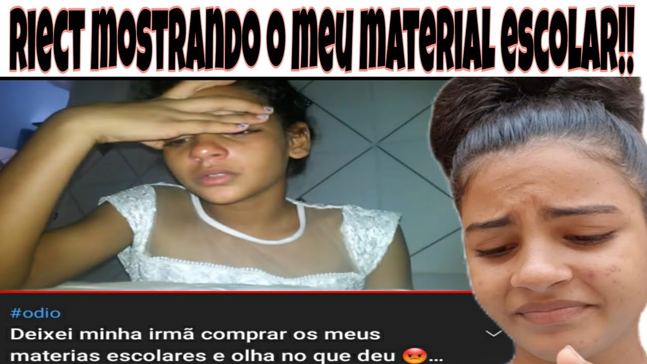 Deixei minha irmã comprar os meus materiais escolares e olha no que deu