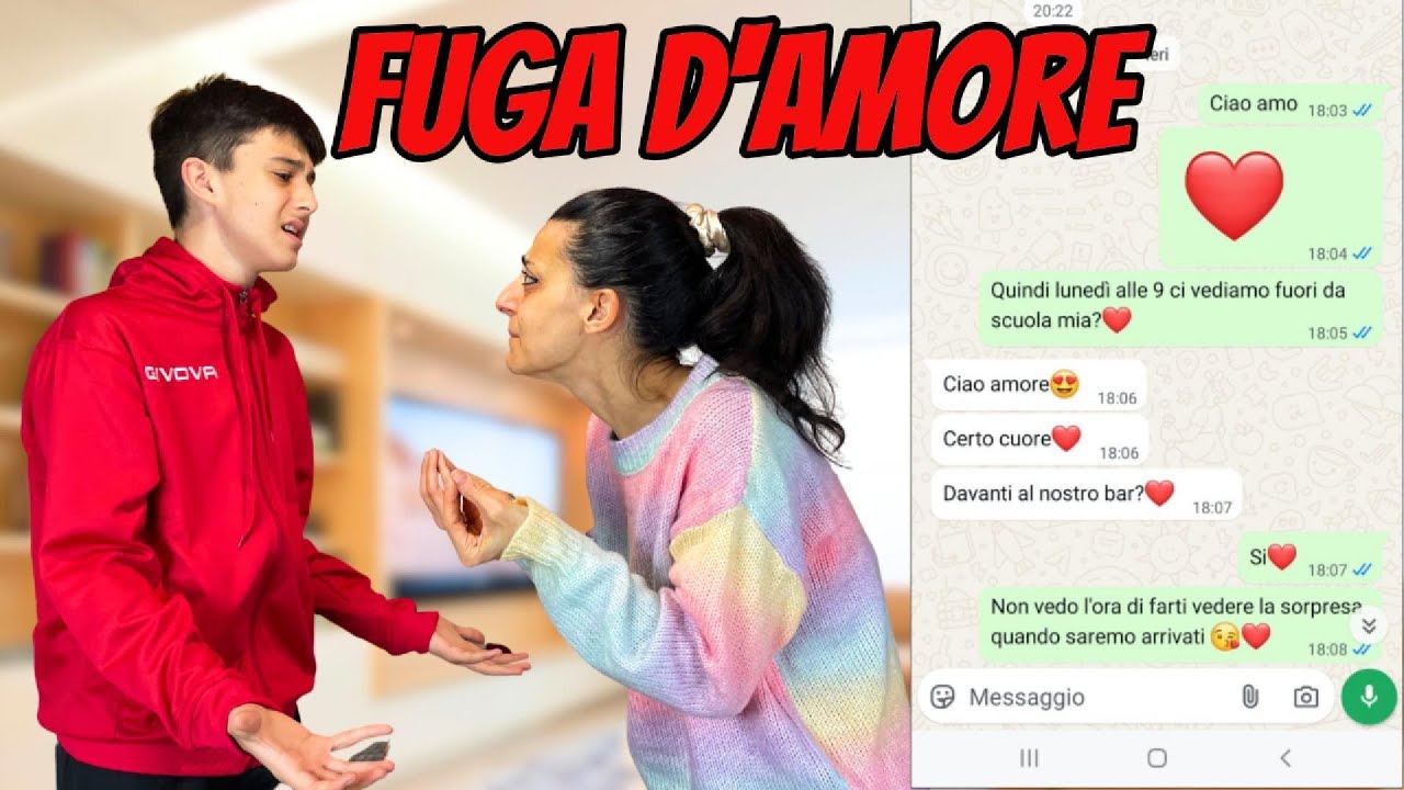 FUGA D'AMORE DI PIPPO ! SCHERZO A MAMMA / tina e pippo review