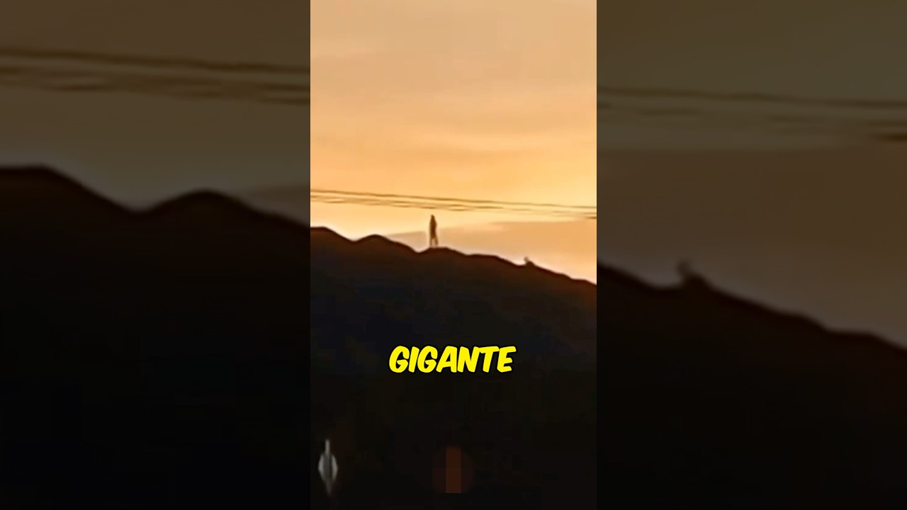 El hombre que grab&oacute; un gigante💀 #gigante #terror #shorts