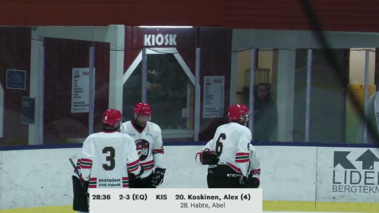22/10-2024: #20 Alex Koskinen gör ledningsmålet 2-3 för Kista i segern mot Ormsta