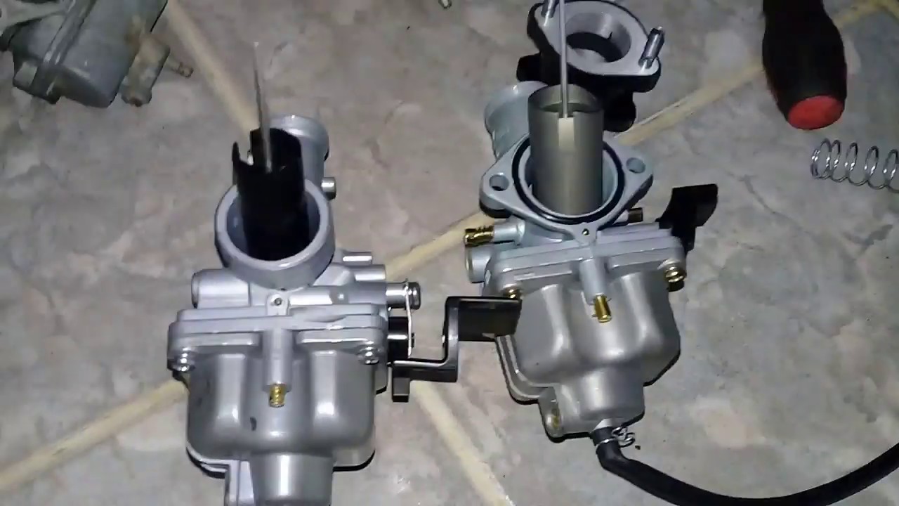 Carburadores de motocicleta 50, 100, 125, 150, 200 cc, modelos e diferenças ( Voltei )