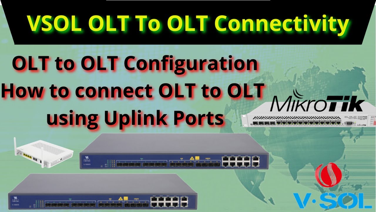 OLT to OLT Connectivity VSOL | How to connect OLT to OLT using UpLink | Connect Vsol to Vsol iT info