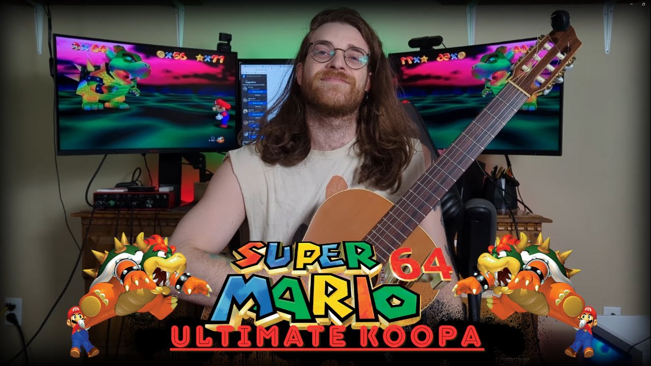 The most underated Mario 64 song : Ultimate Koopa on classical Guitar