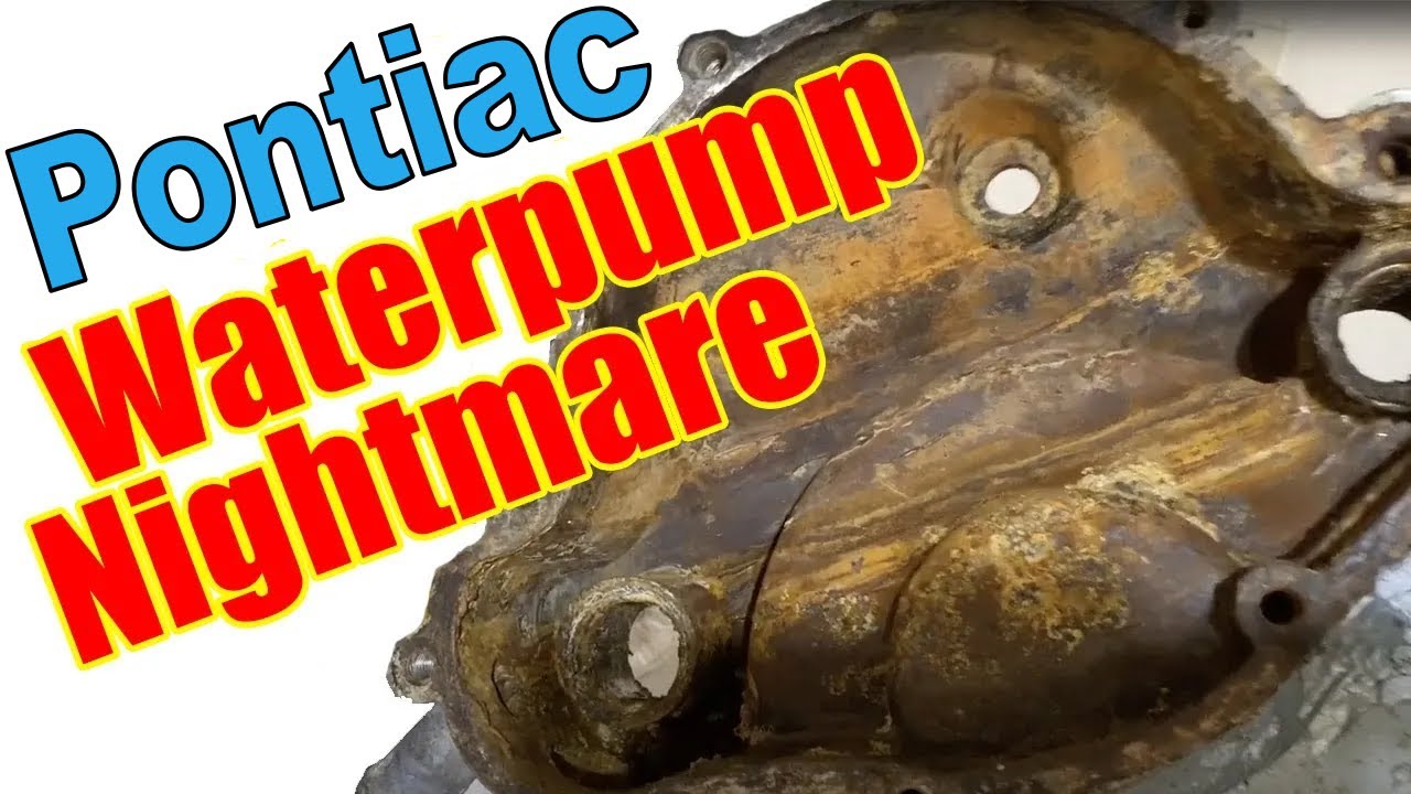 How To Remove Pontiac Water Pump - How To Remove Pontiac Timing Chain Cover Part 1